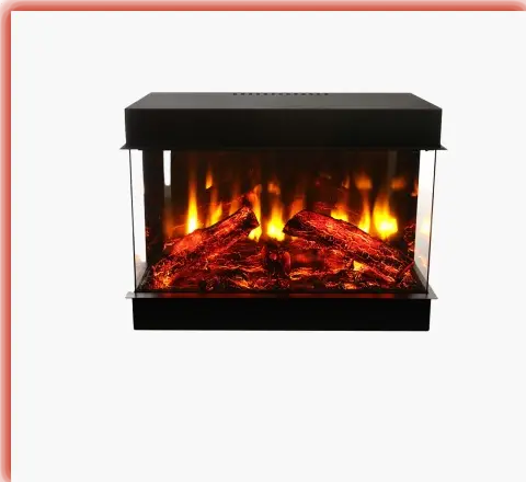 3 Cepheli Elektrikli Şömine Flameline Coza Serisi